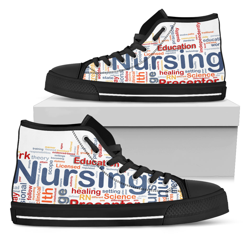 NURSE BLACK Women's High Top