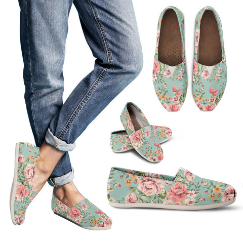 Floral Print Womens Casual Shoes