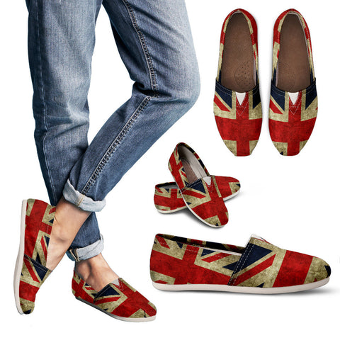 Vintage Union Jack Womens Casual Shoes