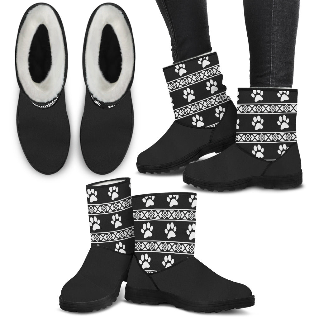 Paw Print Boots