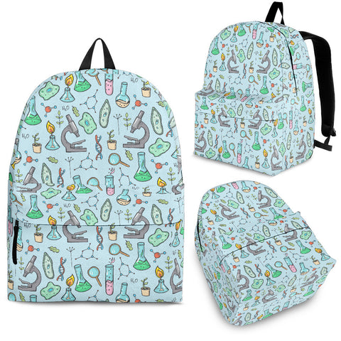 Seamless pattern with chemistry Bag