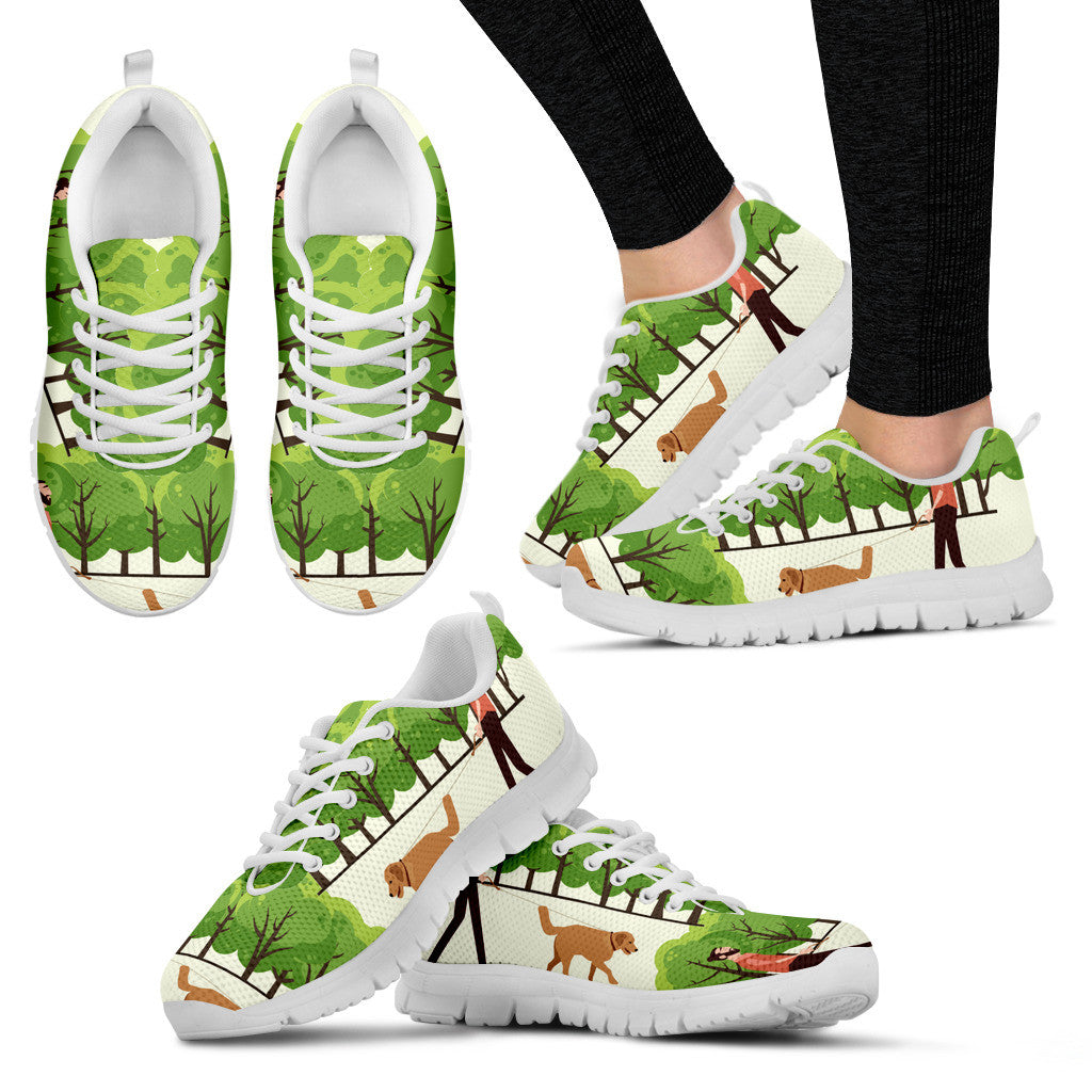 Walking the Dog Womens Sneakers