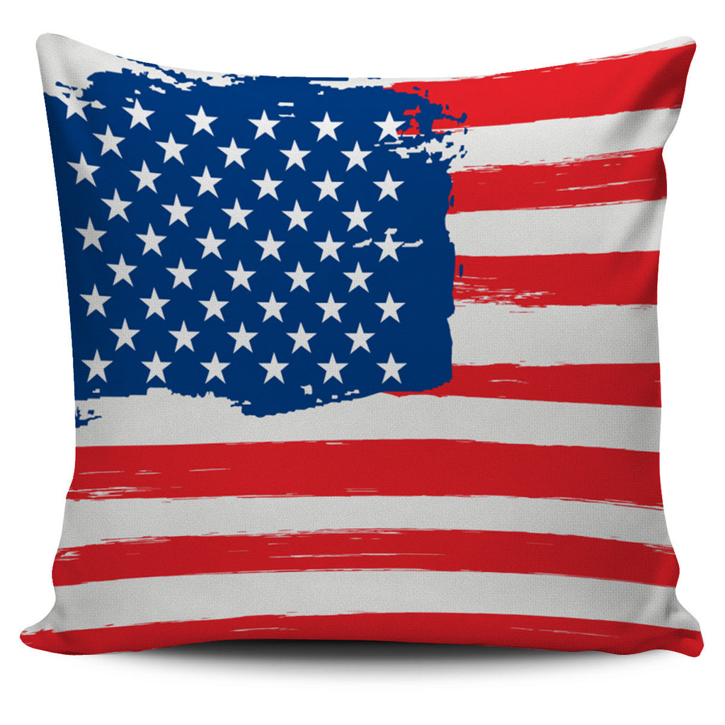 US Flag Pillow Cover