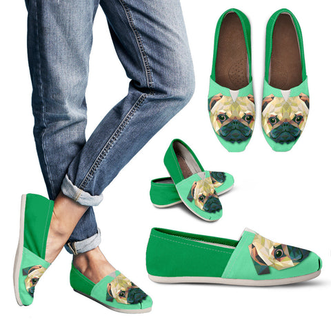 Pug Womens Casual Shoes