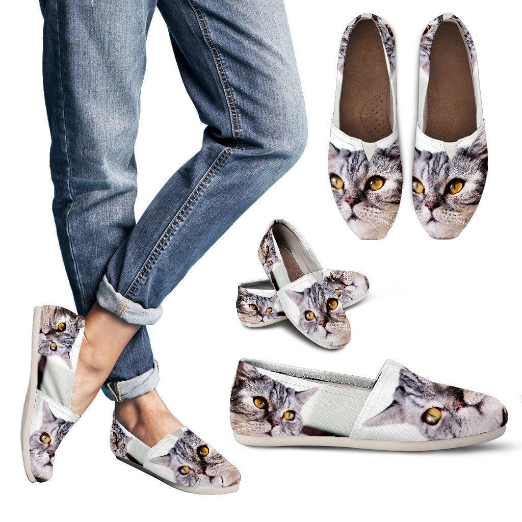 Staring Cat Womens Casual Shoes