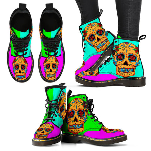 Sugar Skull Boots