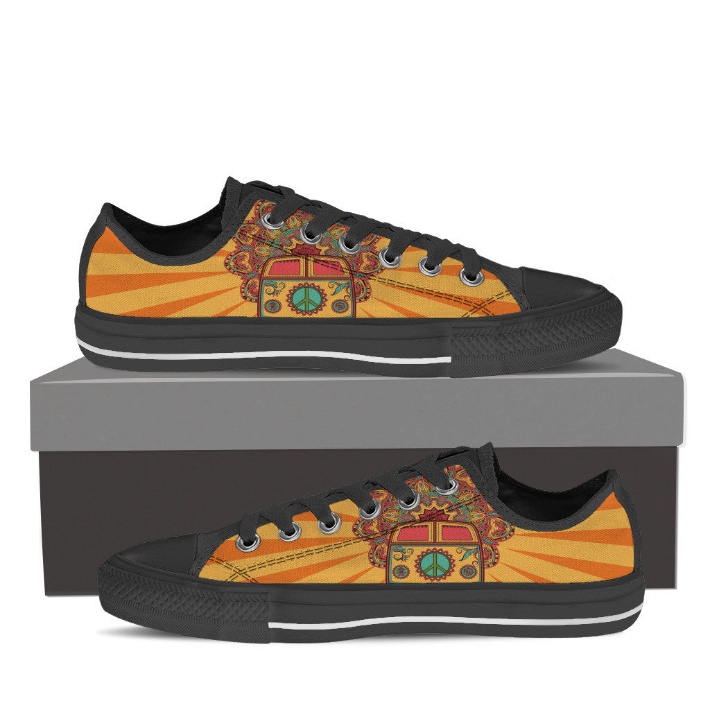 Hippie Car Low Top Men Shoes