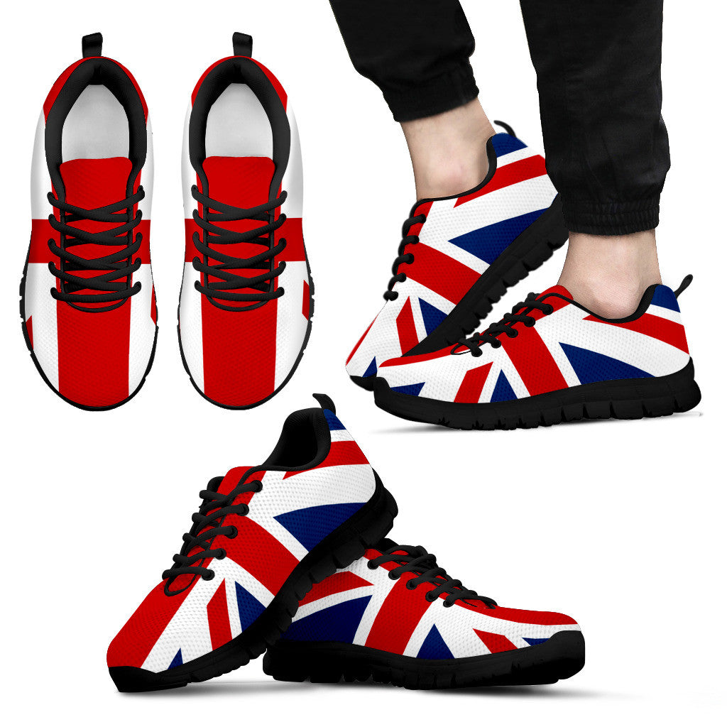 Union Jack Black Sneakers