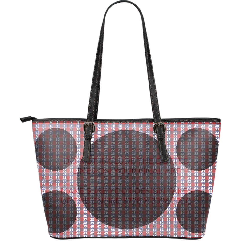 large leather tote