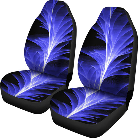 Blue Feather Car Seat Covers