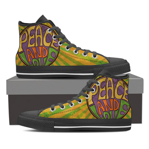 Peace and love Mens Shoes