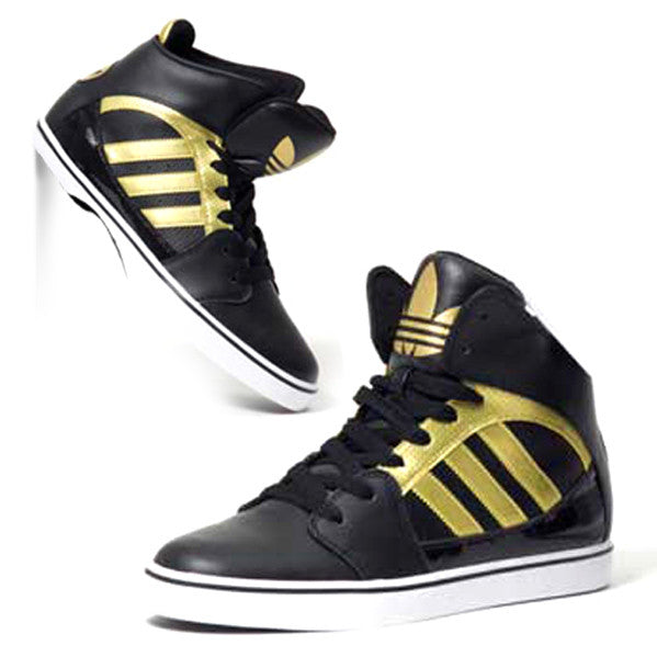 Abstract Print Black Sneakers