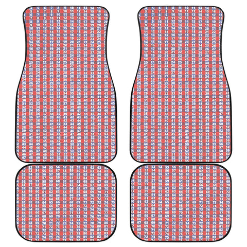 front and back mats test standard