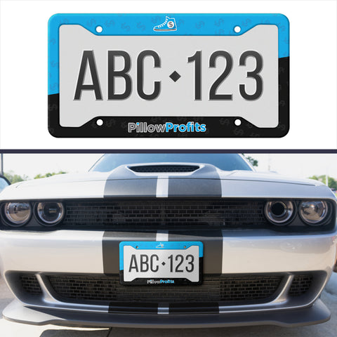 license plate frame test