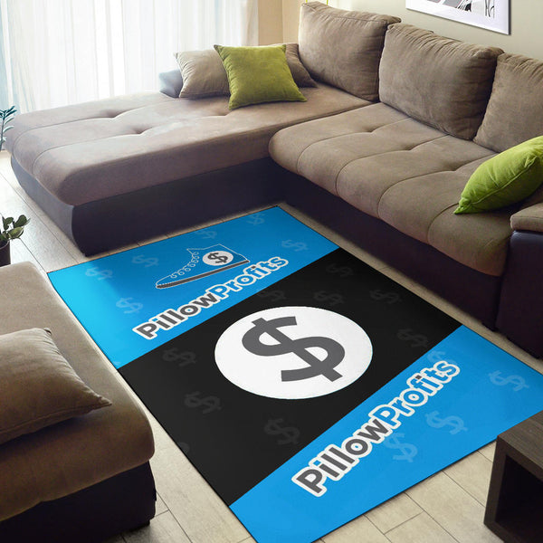 test rug black border