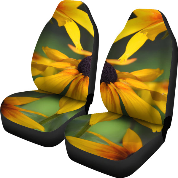 Car Seat Covers - Yellow Daisies Design