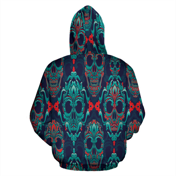 Skull All Over Hoodie