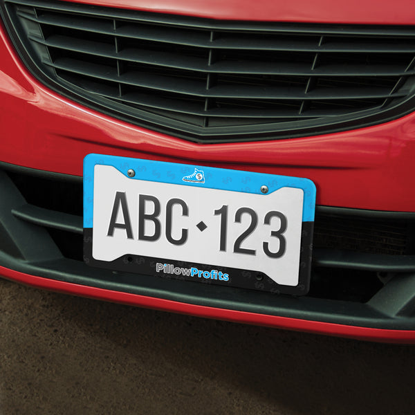 license plate frame test
