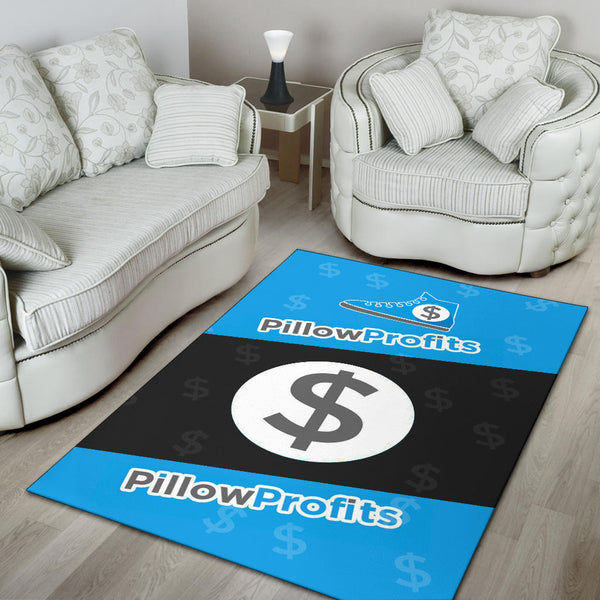 test rug black border