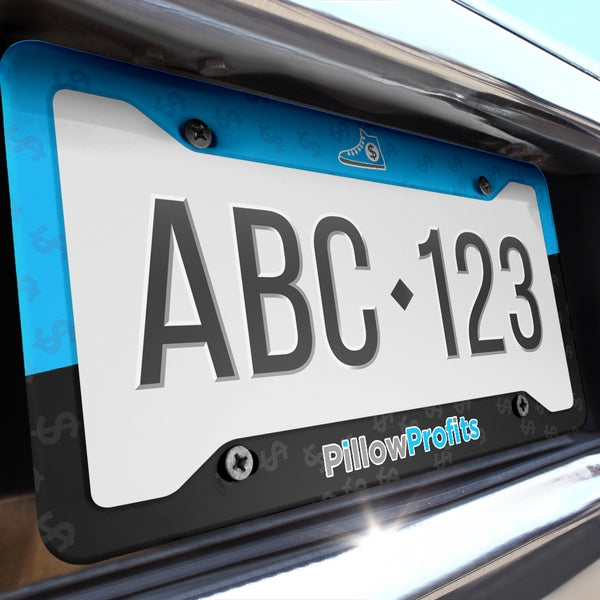 license plate frame test