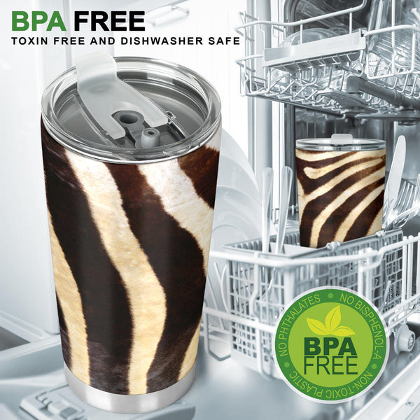 Zebra Print Insulated Tumbler