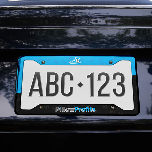 license plate frame test