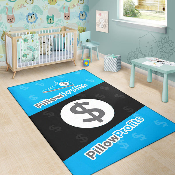 test rug black border