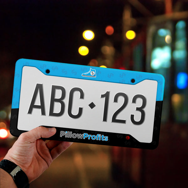 license plate frame test