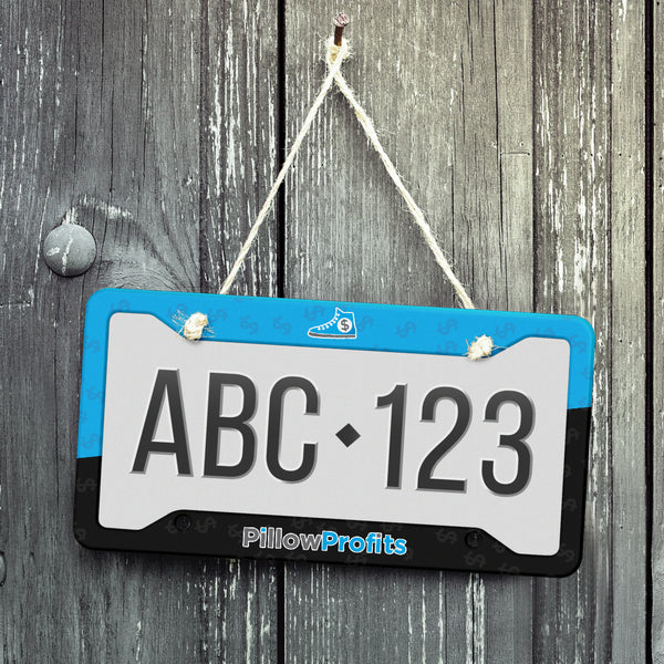 license plate frame test